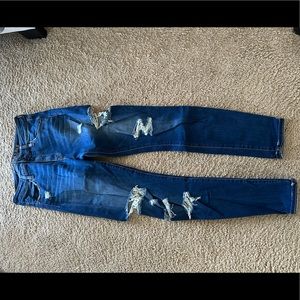 American eagle super stretch jeans, size 8
